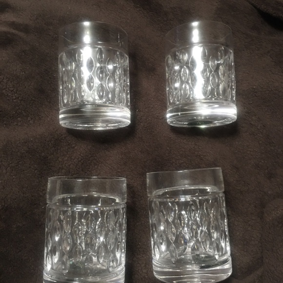 Set of 4 RALPH LAUREN ASTON CRYSTAL OLD FASHIONED TUMBLER GLASSES New - Picture 1 of 3